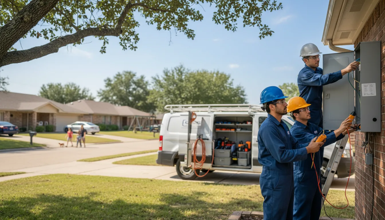 Certified electrician providing emergency electrical services in Townsville, NC